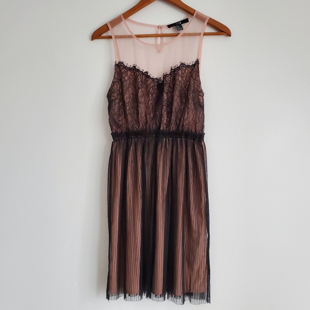 5 for $25 Clearance Sale F21 Lace Mesh Mini Dress